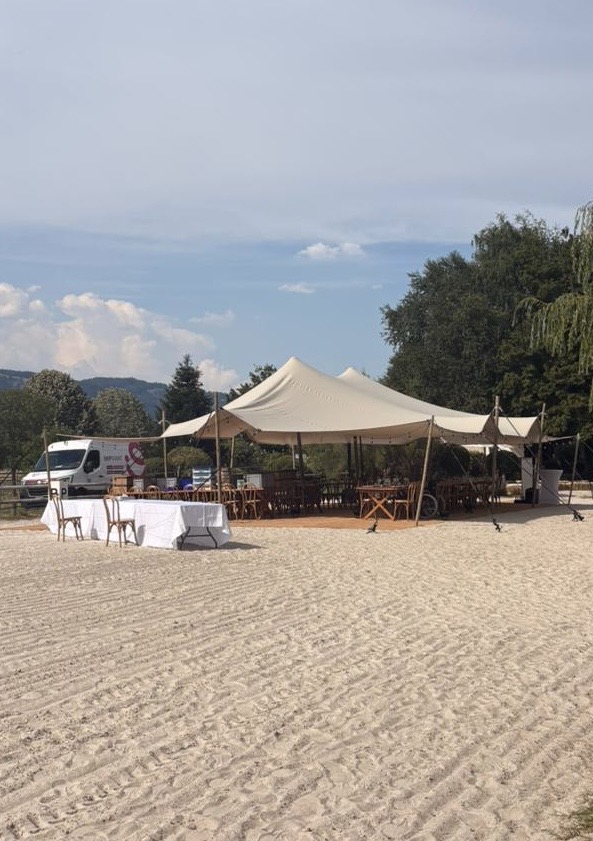 Tente stretch nomade   - 10 x 15 m 