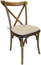 CADIRA CAMPESTRE AMB SUPORT CREUAT - PREMIUM - EFECTE FUSTA ENVELLIDA