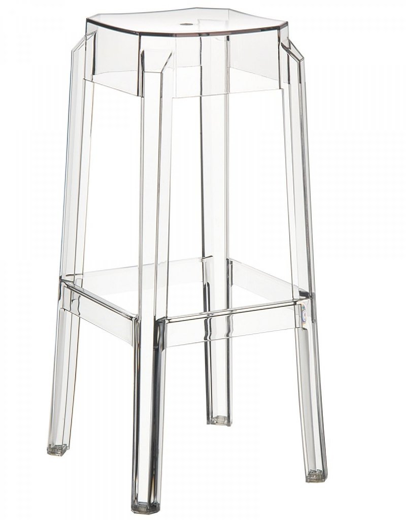 TAMBORET DE BAR FOX Transparent