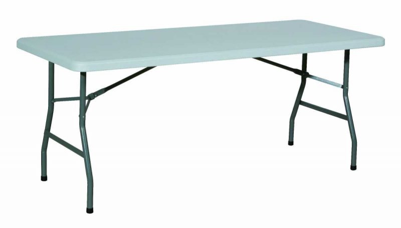 MESA PLEGABLE 183 x 76 cm – 6 personas – Gris