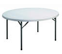 MESA REDONDA PLEGABLE Ø 152 cm – 8 a 9 personas