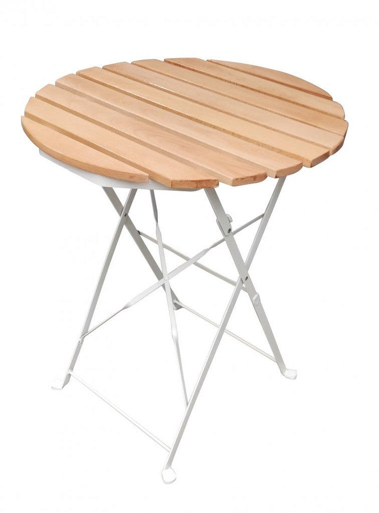 Mesa alta cuadrada de madera