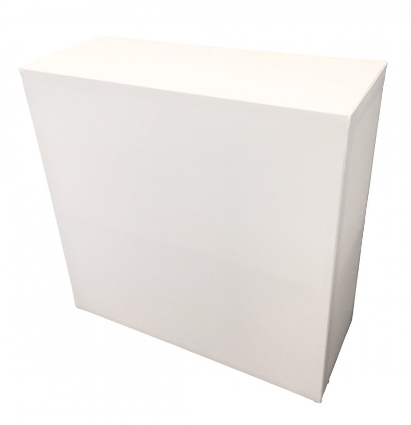 MOSTRADOR DE RECEPCIÓN PLEGABLE Blanco