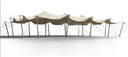 Carpa NÓMADA - Tienda stretch 10 x 15 m