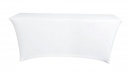 MANTEL / FUNDA ELÁSTICA para mesa buffet 183 x 76 cm blanca