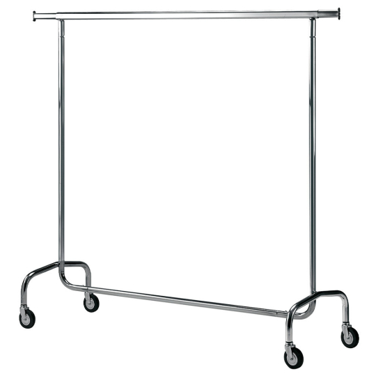 Chrome Wardrobe Rack for 50 Hangers