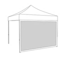 Kit de paredes para carpa – 4 x 8 m – poliéster blanco