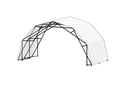 Carpa DOMO blanca – múltiples configuraciones