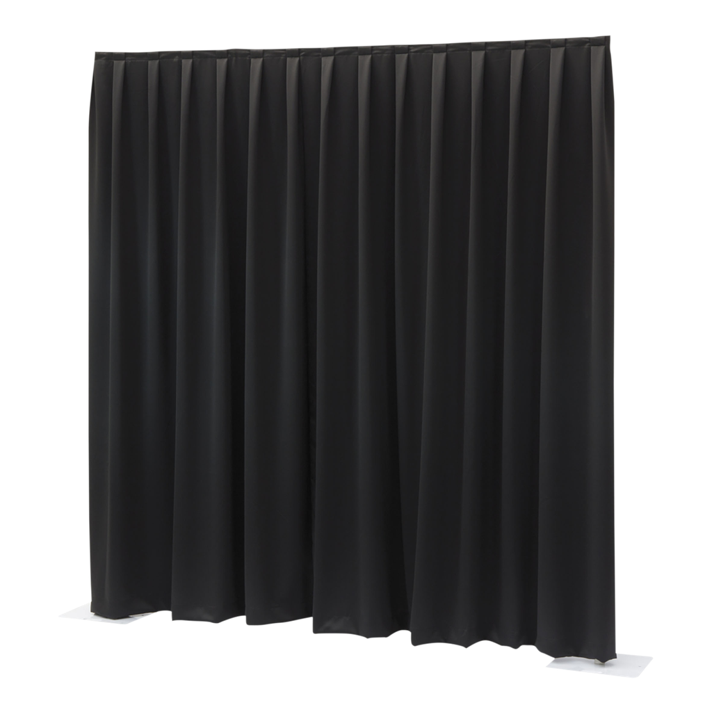 Black Wentex curtain 3 m wide × 2.5 m high