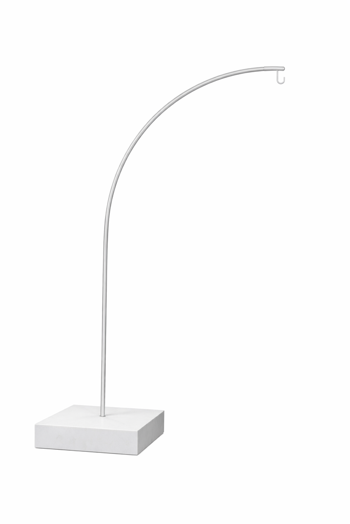 Soporte blanco para suspensión de candelabro