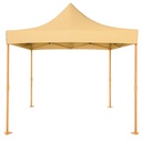 CARPA PLEGABLE aluminio efecto madera 3 x 3 m