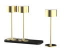 Llum de taula Or amb bateria – Set de 3