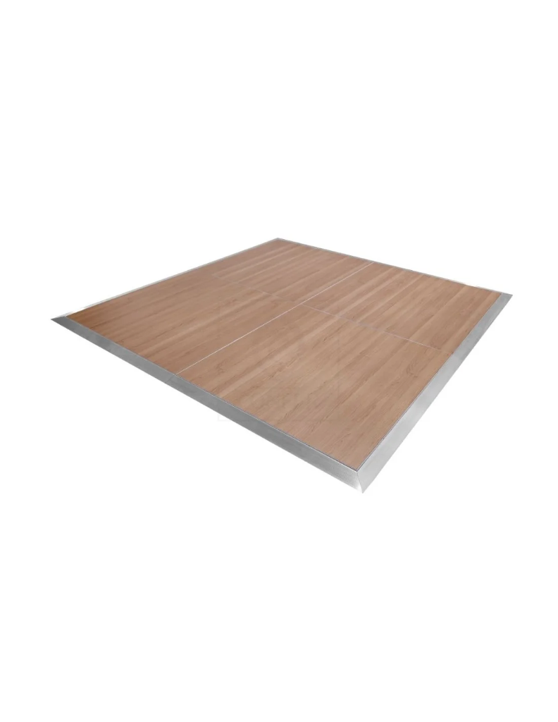 Pista de baile de 20 m² efecto madera