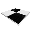 20 m² Black & white dance floor
