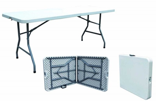 FOLDING TABLE - 183x76 cm - For 6 people