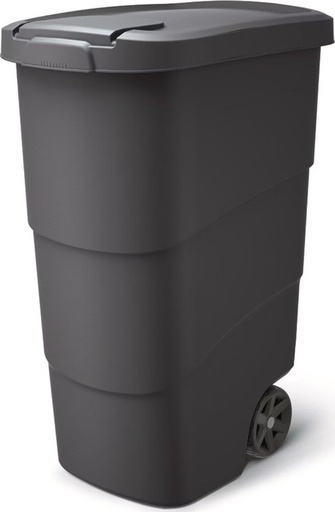 Black Trash Can 110L