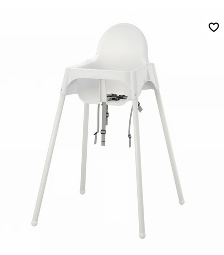 Silla bebé blanca