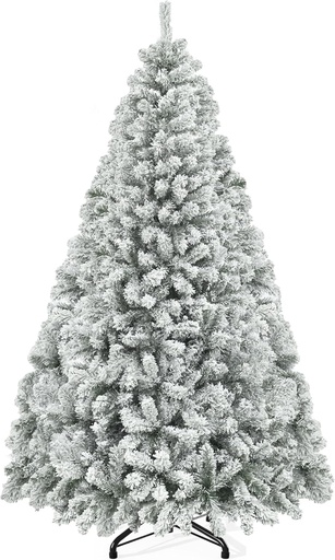 Christmas tree with snow 180 cm