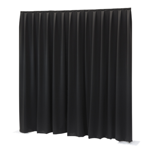 Black Wentex curtain 3 m wide × 2.5 m high