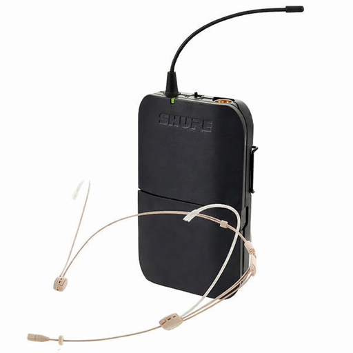 Transmissor bodypack Shure amb micròfon de diadema