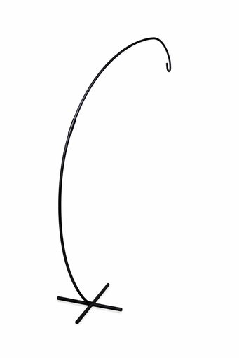 Soporte negro para suspensión de lámpara de araña