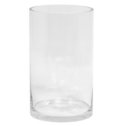 Cilindro de vidrio Ø10 cm h15 cm