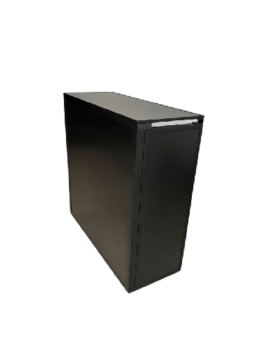 MOSTRADOR DE RECEPCIÓN PLEGABLE - NEGRO