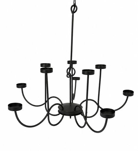 Candelabro Negro para Velas